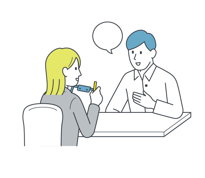 現状の棚卸しを行うイメージイラスト